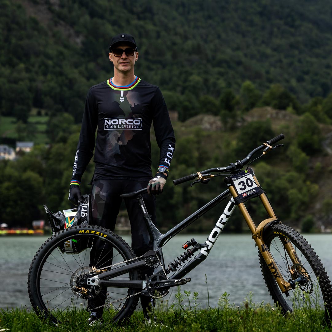 Greg Minnaar's Portrait for their Fox Racing Product Picks